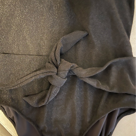 Woman’s Secret Black Glitter One Piece Swimsuit - Picture 4 of 8